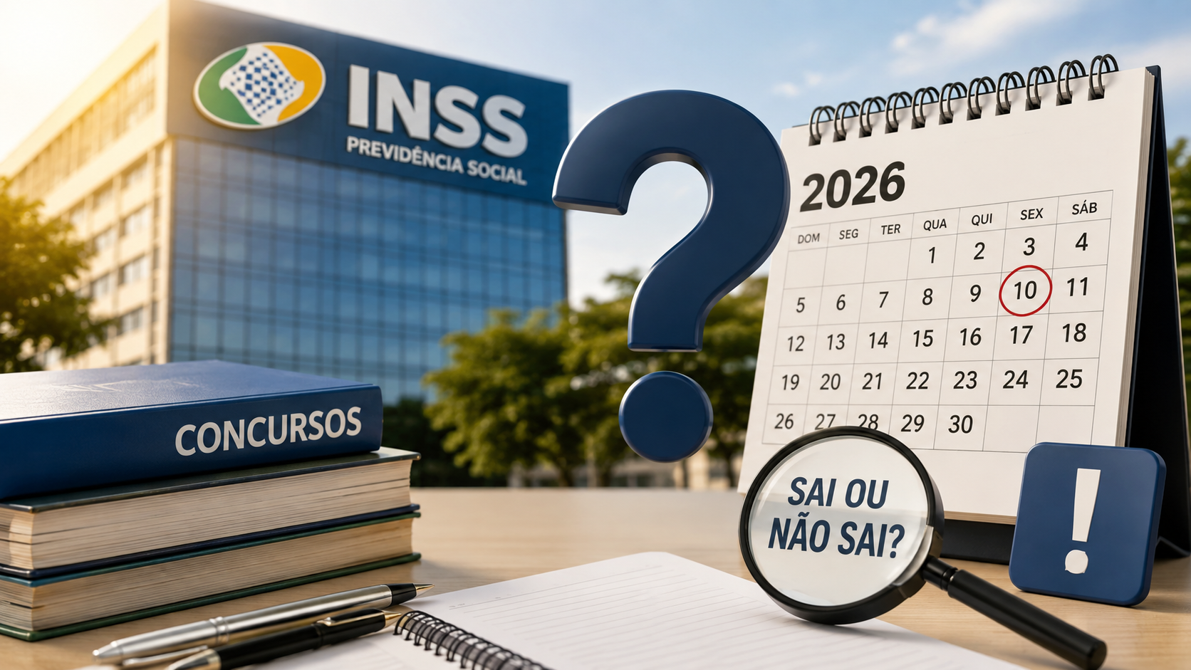 Concurso INSS 2026: Sai ou Não Sai? Veja Tudo o Que Se Sabe Até Agora